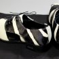 DSQUARED2 SHOES $1140 BLACK/WHITE PONY HAIR ZEBRA STRIPED LOGO DERBY 10 43e NEW