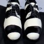 DSQUARED2 SHOES $1140 BLACK/WHITE PONY HAIR ZEBRA STRIPED LOGO DERBY 10 43e NEW