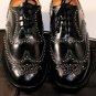 CHURCH'S SHOES $795 BLACK STUD DETAILED WINGTIP TRIPLE SOLE OXFORD 11 44 NEW