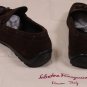 SALVATORE FERRAGAMO SHOES BROWN SUEDE ALLIGATOR TASSELED LOAFER 9.5 42.5 NEW