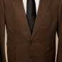 TOM FORD SUIT $3400 CHOC BROWN 100%BRUSHED COTTON HANDMADE 2BTN SUIT 44L 56e NEW