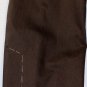 TOM FORD SUIT $3400 CHOC BROWN 100%BRUSHED COTTON HANDMADE 2BTN SUIT 44L 56e NEW