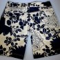 DOLCE & GABBANA SHORTS $640 BROWN/BLUE FLORAL PRINT BEACH BERMUDAS 34 50e NEW