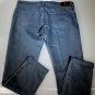 BRUNELLO CUCINELLI JEANS $640 SMOKE BLUE WASH LOGO FIT LEG DENIM 40/34 56e NEW