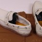 GUCCI SHOES $560 DOVE GRAY LOGO STITCHED BOAT SHOE CASUAL LOAFER 6 39e NEW