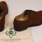 BORRELLI NAPOLI SHOES $1,350 BROWN SUEDE CAP TOE HANDMADE DERBY 11.5D 44.5e NEW