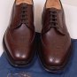 CHURCH'S SHOES $785 BROWN WINGTIP TOE ORNAMENT BENCHMADE BROGUE 11.5 44.5 NEW