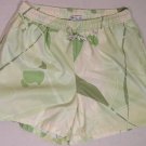 LORO PIANA SWIMSUIT $395 PALE GREEN FLORAL LOGO BEACHWEAR SWIM TRUNKS XL 54e NEW