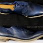 DSQUARED2 SHOES $840 DARK BLUE LOGO EMBOSSED HANDMADE DERBY 10.5 43.5e NEW