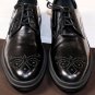 TOD'S SHOES $595 BLACK TOE ORNAMENTED SPENCER ABSOLUTE COMFORT DERBY 8 41e NEW