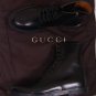GUCCI SHOES $850 BLACK LACE UP/SIDE ZIP COMBAT BOOTS 8.5 41.5e NEW