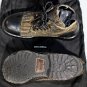 DOLCE & GABBANA SHOES $990 BLACK/TAN DISTRESSED VELVET STRIPED BOOT 8 41e NEW