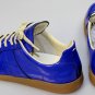 MAISON MARTIN MARGIELA SHOES $665 BLUE PATENT GOATSKIN REPLICA TRAINER 7 40 NEW