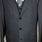 BRIONI SUIT $8155 GRAY 100%WOOL 3-BTN 3-PIECE HANDMADE VESTED SUIT 44R 54e NEW