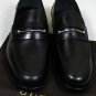 GUCCI SHOES $695 BLACK LOGO ORNAMENTED BIT VAMP LOAFER 11 44e NEW