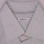 KITON DRESS SHIRT $785 TAN/BLUE STRIPED FC KITON HANDMADE SHIRT 16.5/34 42e NEW