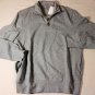 DIOR SWEATER $545 GRAY LOGO EMBROIDERED 1/2 ZIP 100%COTTON SWEATSHIRT L 52 NEW