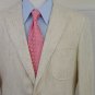 BRIONI JACKET $2,200 BEIGE SILK/LINEN 2-BTN SUMMER BLAZER SPORT COAT 40R 50e NEW