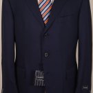 ZEGNA JACKET $2095 NAVY 3BTN HIGH PERFORMANCE COOL EFFECT SPORT COAT 42C 52e NEW