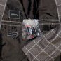 BRIONI COAT $5195 BROWN CHECK 2-BTN 100%CASHMERE HANDMADE JACKET 42R 52e NEW