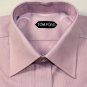 TOM FORD SHIRT $690 PINK PINHOLE OXFORD DRESS SHIRT 17/34 43e NEW