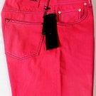 KITON JEANS $995 STRAWBERRY WASH LOGO EMBROIDER FITLEG CONTRAST DENIM 34 50e NEW