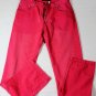 KITON JEANS $995 STRAWBERRY WASH LOGO EMBROIDER FITLEG CONTRAST DENIM 34 50e NEW