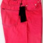 KITON JEANS $995 STRAWBERRY WASH LOGO EMBROIDER FITLEG CONTRAST DENIM 34 50e NEW