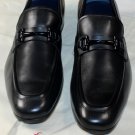 SALVATORE FERRAGAMO SHOES $690 BLACK CALF GANCINI BIT VAMP LOAFER 9.5 42.5e NEW