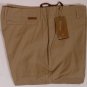 GUCCI PANTS $580 BROWN LOGO LEATHER TAB FIT LEG STRETCH CHINO SLACKS 36 52e NEW
