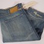 RAG & BONE JEANS $285 MEDIUM BLUE WASH LOGO 5-PKT CAMDEN DENIM 36/34 52e NEW