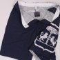 CORNELIANI SWIMSUIT $285 NAVY/WHITE LOGO BOARD SHORT TRUNKS BEACHWEAR Lg 52e NEW