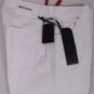 KITON PANTS $895 WHITE 5-PKT LOGO EMBROIDERED HANDMADE TROUSER PANT 33 48e NEW