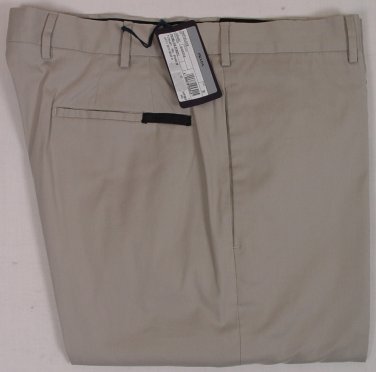 PRADA PANTS $595 GRAY LOGO POCKET POPELINE STRETCH TROUSERS SLACKS 34 50e NEW
