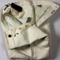 BOTTEGA VENETA PANTS $740 BEIGE LINEN/COTTON RIVET FLY TWILL TROUSERS 34 50e NEW