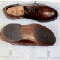 BRUNELLO CUCINELLI SHOES $1295 BROWN CALF HANDMADE CAPTOE DERBY 8.5D 41.5 NEW