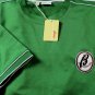 BRIONI SAILING JERSEY $385 GREEN PIQUE COTTON LOGO EMBROIDERED SHIRT MED 50e NEW