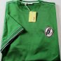 BRIONI SAILING JERSEY $385 GREEN PIQUE COTTON LOGO EMBROIDERED SHIRT MED 50e NEW