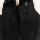 DOLCE & GABBANA SHOES $890 BLACK SUEDE LEATHER SEAMLESS OXFORDS 12 45e NEW