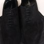 DOLCE & GABBANA SHOES $890 BLACK SUEDE LEATHER SEAMLESS OXFORDS 12 45e NEW