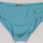 PRADA SWIMSUIT $285 LIGHT BLUE LOGO BEACHWEAR SWIM BRIEF BATHING SLIP XL 54e NEW