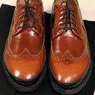 DSQUARED2 SHOES $725 BROWN WINGTIP BROGUE ORNAMENTED MUDGUARD OXFORD 11 44e NEW