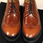 DSQUARED2 SHOES $725 BROWN WINGTIP BROGUE ORNAMENTED MUDGUARD OXFORD 11 44e NEW