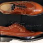 DSQUARED2 SHOES $725 BROWN WINGTIP BROGUE ORNAMENTED MUDGUARD OXFORD 11 44e NEW