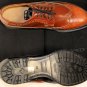 DSQUARED2 SHOES $725 BROWN WINGTIP BROGUE ORNAMENTED MUDGUARD OXFORD 11 44e NEW