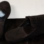 BOTTEGA VENETA SHOES $540 DARK BROWN INTRECCIATO WOVEN SUEDE SLIPPERS 8 41 NEW