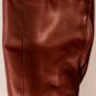MALO COAT $3480 BROWN PERFORATED LEATHER DUAL ZIP BOMBER JACKET 38 48e NEW