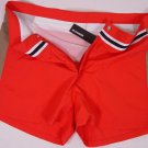 JIL SANDER SWIMSUIT $295 RED/NAVY LOGO BEACHWEAR SWIM TRUNKS SHORTS XL 54e NEW