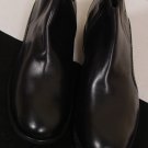COSTUME NATIONAL SHOES $560 BLACK LEATHER CHUNKY SOLE CITY ANKLE BOOT 12 45e NEW