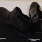 COSTUME NATIONAL SHOES $560 BLACK LEATHER CHUNKY SOLE CITY ANKLE BOOT 12 45e NEW